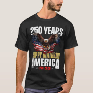 Camiseta 250 Aniversario USA Patriótico 4 de Julio 2026