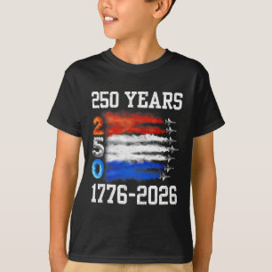 Camiseta 250 años 1776 2026 250º Vintage 4 de julio América