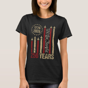 Camiseta 250 años 1776 2026 250 aniversario 4 de julio Amér