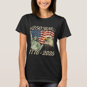 Camiseta 250 años 1776 2026 Cumpleaños 250 4 de julio