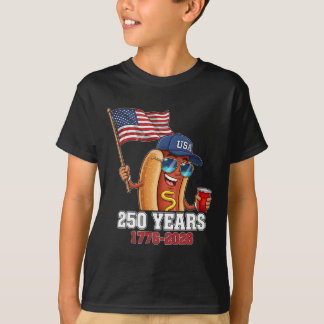 Camiseta 250 años 1776-2026 Cumpleaños 250 Hotdog