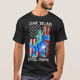 Camiseta 250 años 250 aniversario USA Dino 4 de julio