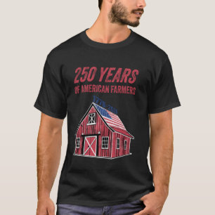 Camiseta 250 Años 4 de Julio América Agricultura USA Bander