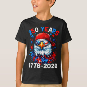 Camiseta 250 años Águila del 4 de julio de aniversario 250
