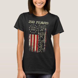 Camiseta 250 Años América 1776 2026 Nosotros El Pueblo Band