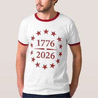 Camiseta 250 Años América Dios Derramó Su Gracia 1776 2026
