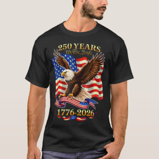 Camiseta 250 Años Americano 1776 2026 250 Cumpleaños Usa