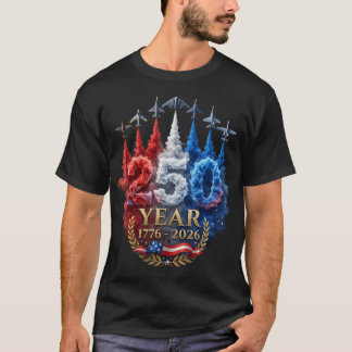 Camiseta 250 Años Americano 250º EE. UU. Patriótico 4º De