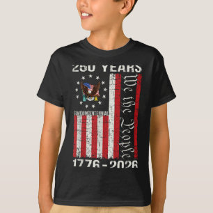 Camiseta 250 años aniversario 250 americano ee. uu. bandera
