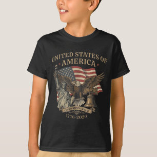 Camiseta 250 Años Aniversario América Águila Patriótica USA