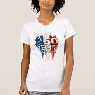 Camiseta 250 años aniversario bandera americana