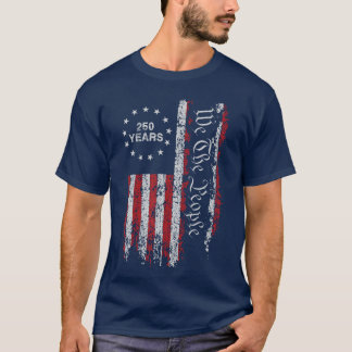 Camiseta 250 años Aniversario de América 250º Día de la Ind