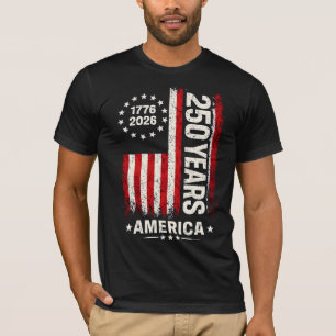 Camiseta 250 Años Aniversario de América 250º Independencia