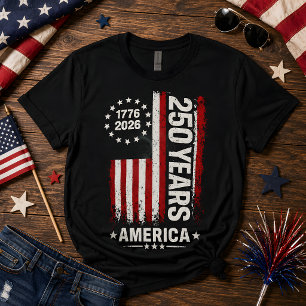 Camiseta 250 Años Aniversario de América 250º Independencia