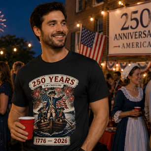 Camiseta 250 Años Aniversario de la Independencia de Améric