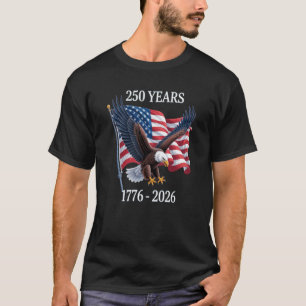 Camiseta 250 Años Aniversario Estados Unidos Bandera Americ
