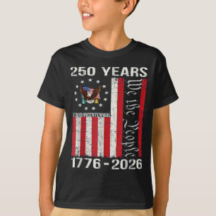 Camiseta 250 años bandera estadounidense 250 aniversario EE