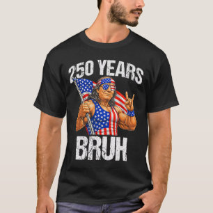 Camiseta 250 años Bruh Ben Franklin Señal de Roca 250 Anive