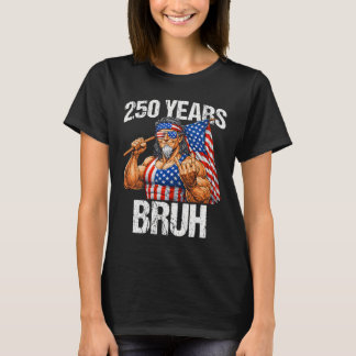 Camiseta 250 años Bruh Tío Sam Roca Señal 250 Aniversario