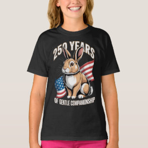 Camiseta 250 Años de Amistad Suave Arte de Conejo