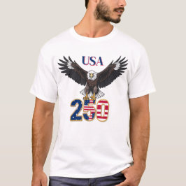 Camiseta 250 Años de Aniversario Águila Calva USA