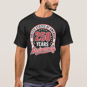 Camiseta 250 Años de Aniversario de EE. UU.