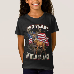 Camiseta 250 Años de Arte de Ciervo de Balance Salvaje