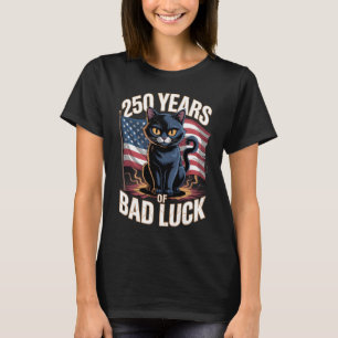 Camiseta 250 Años de Arte de Gato Negro Mala Suerte