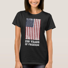 Camiseta 250 años de bandera estadounidense vintage patriót