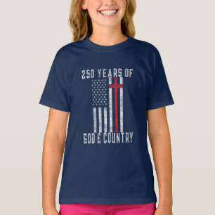 Camiseta 250 Años de Diseño Patriótico Dios y País