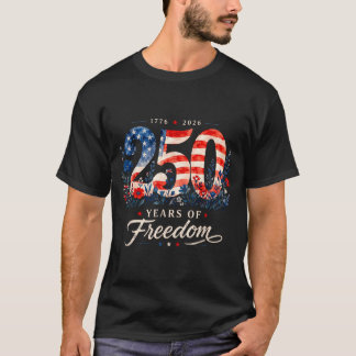Camiseta 250 Años De Dom 1776 Floral Patriótico Mujeres 4