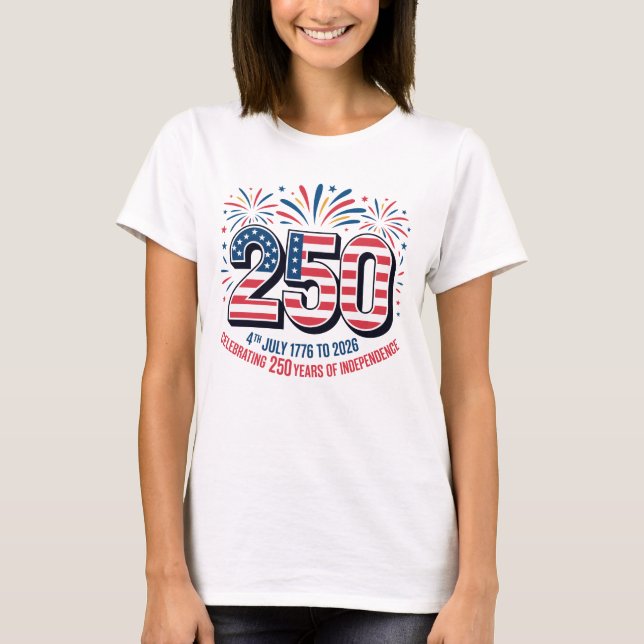 Camiseta 250 años de independencia (Anverso)