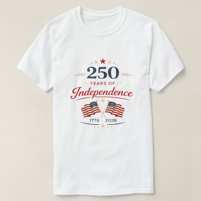 Camiseta 250 años de independencia  (Diseño del anverso)