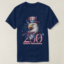 Camiseta 250 años de independencia águila estadounidense