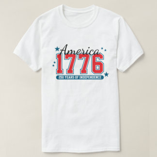 Camiseta 250 Años de Independencia Aniversario 4 de Julio 