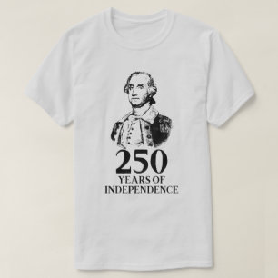 Camiseta 250 Años De Independencia George Washington