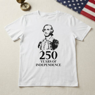 Camiseta 250 Años De Independencia George Washington