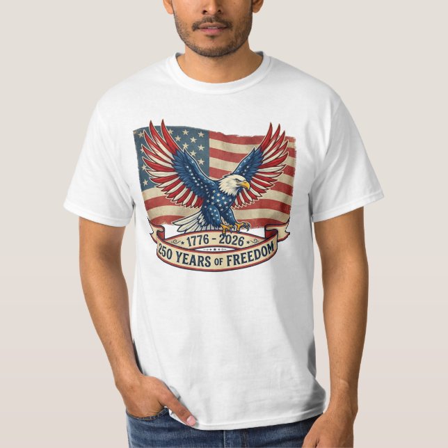 Camiseta 250 Años De Libertad (Anverso)