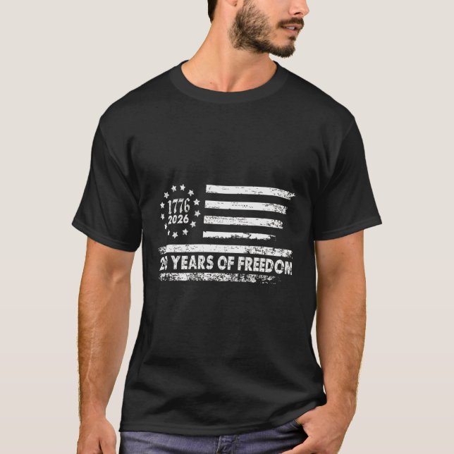 Camiseta 250 Años De Libertad 1776 2026  (Anverso)