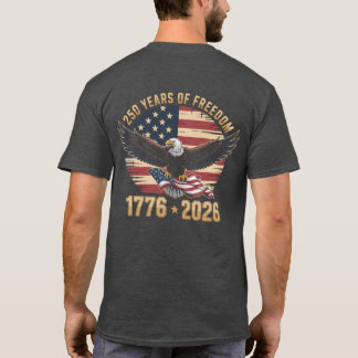Camiseta 250 años de libertad 4 de julio