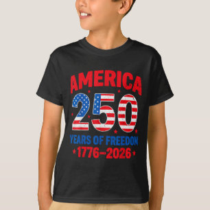 Camiseta 250 años de libertad aniversario 250 Estados Unido