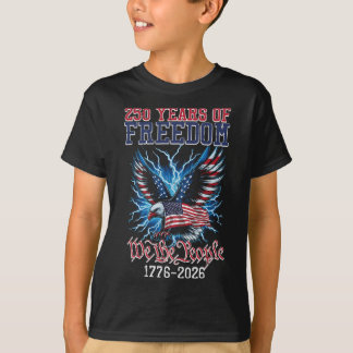 Camiseta 250 años de libertad bandera estadounidense 250 an