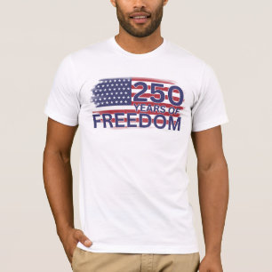 Camiseta 250 Años de Libertad Celebración de la Independenc