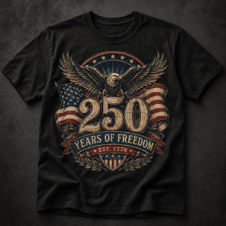 Camiseta 250 Años de Libertad Est. 1776 | América 250