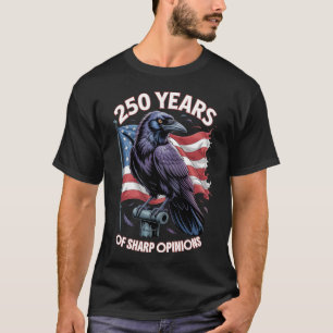 Camiseta 250 Años de Opiniones Agudas Arte de Cuervo