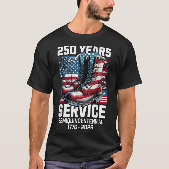 Camiseta 250 años del 250 aniversario de la independencia d (Anverso)