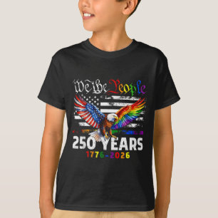 Camiseta 250 años del aniversario 250 de LGBT estadounidens