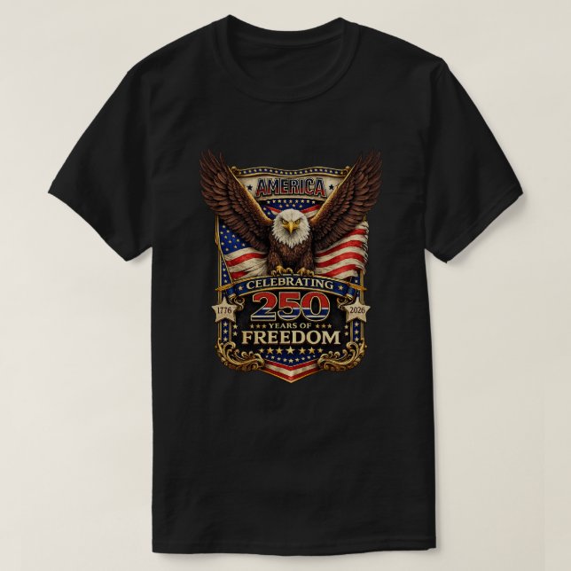 Camiseta 250 años EE. UU. -13 (Diseño del anverso)