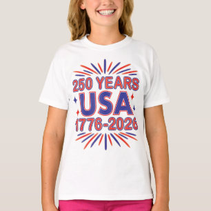 Camiseta 250 años EE.UU.   1776-2026 Semiquincentenario