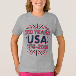 Camiseta 250 años EE.UU. | 1776-2026 Semiquincentenario